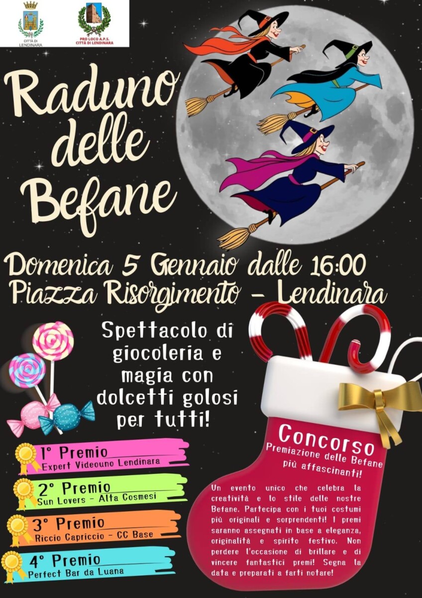Scopri di più sull'articolo Raduno delle Befane – 38^Festa dell’Epifania