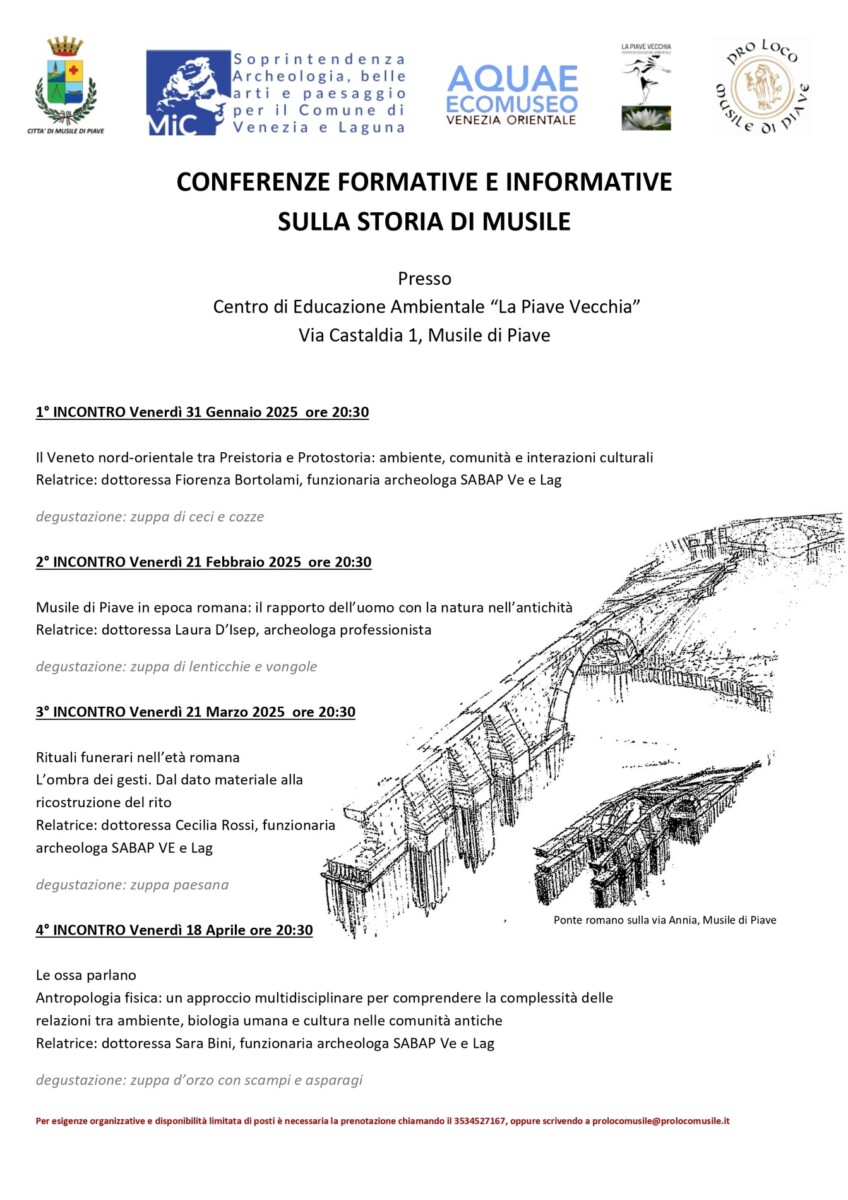 Scopri di più sull'articolo Conferenze Storia di Musile