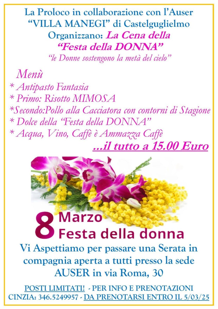 Scopri di più sull'articolo Festa della Donna