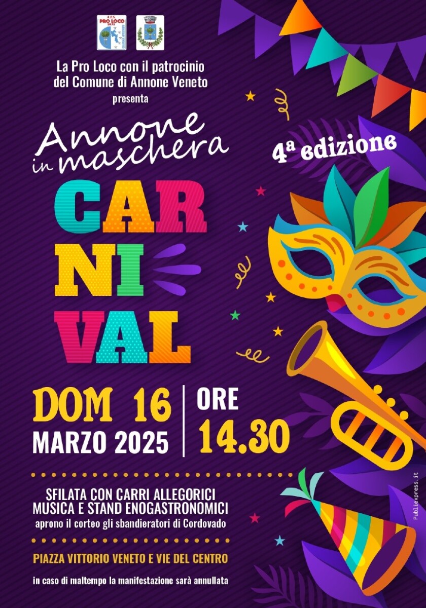 Scopri di più sull'articolo Annone in Maschera Carnival 4^Edizione