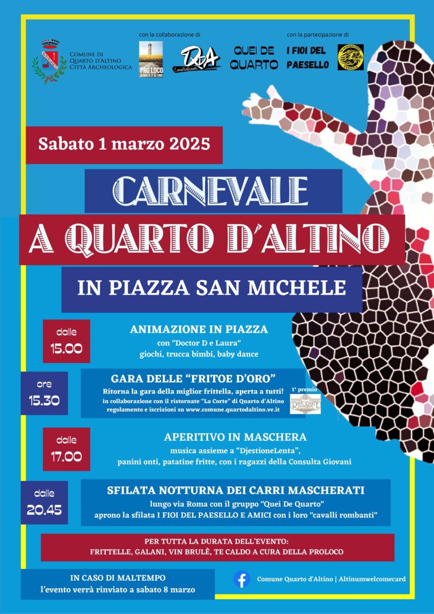 Scopri di più sull'articolo Carnevale a Quarto d’Altino