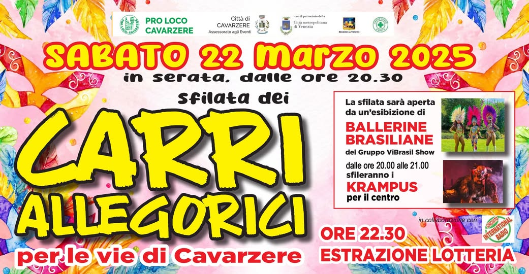 Scopri di più sull'articolo 63^Edizione Carnevale di Cavarzere