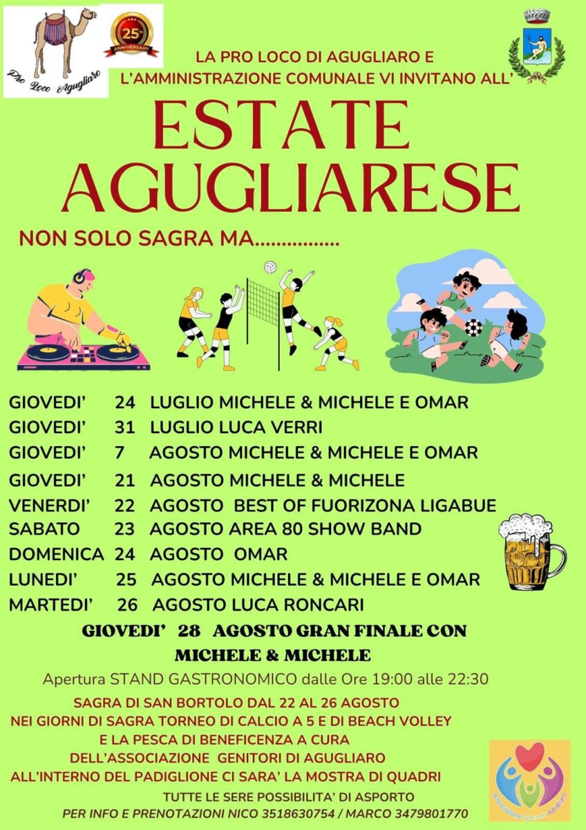 Scopri di più sull'articolo Estate Agugliarese 2025