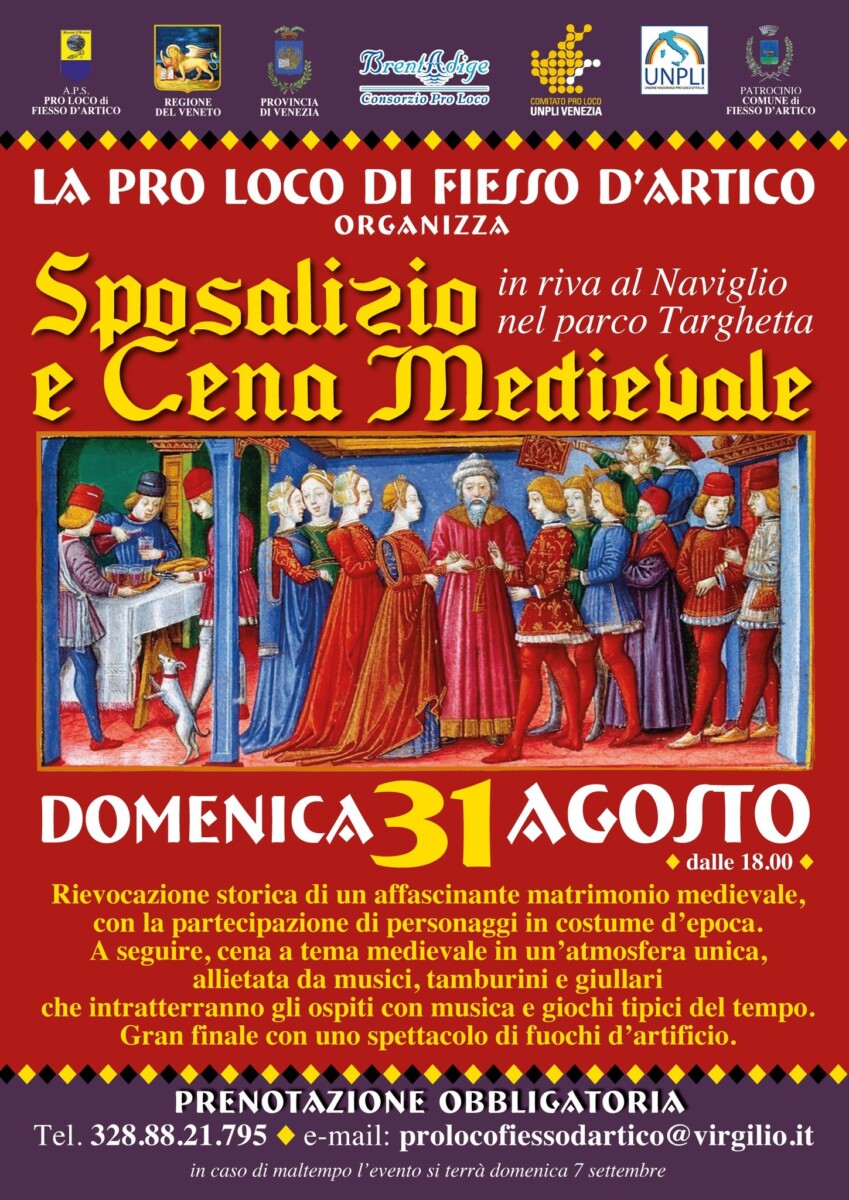 Scopri di più sull'articolo Sposalizio e Cena Medievale