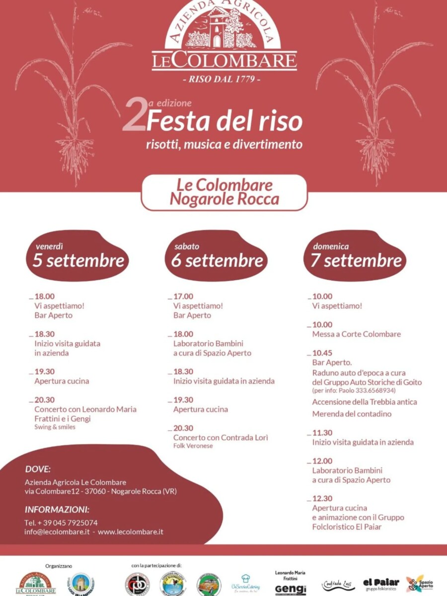 Scopri di più sull'articolo 2^ Festa del Riso