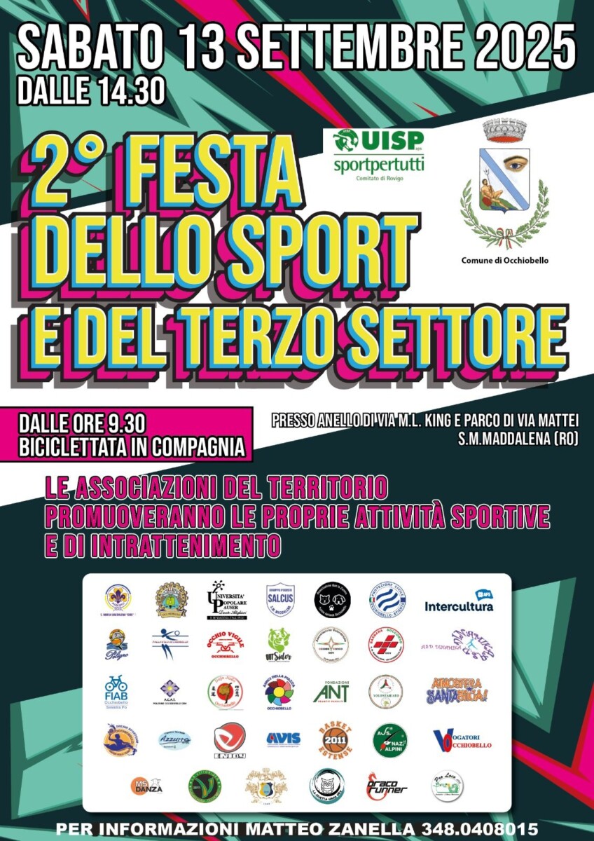 Scopri di più sull'articolo 2^ Festa dello Sport e del Terzo Settore