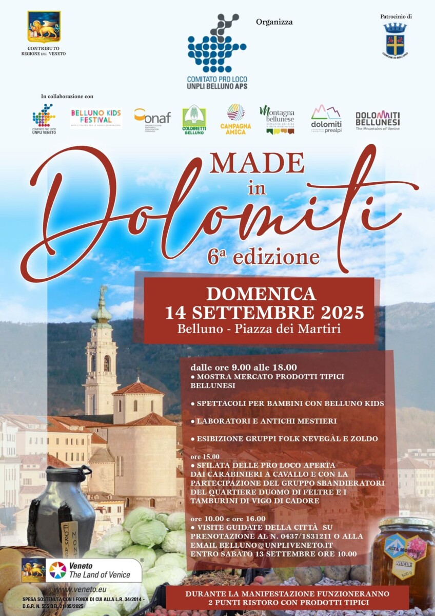 Scopri di più sull'articolo Made in Dolomiti 6^ Edizione