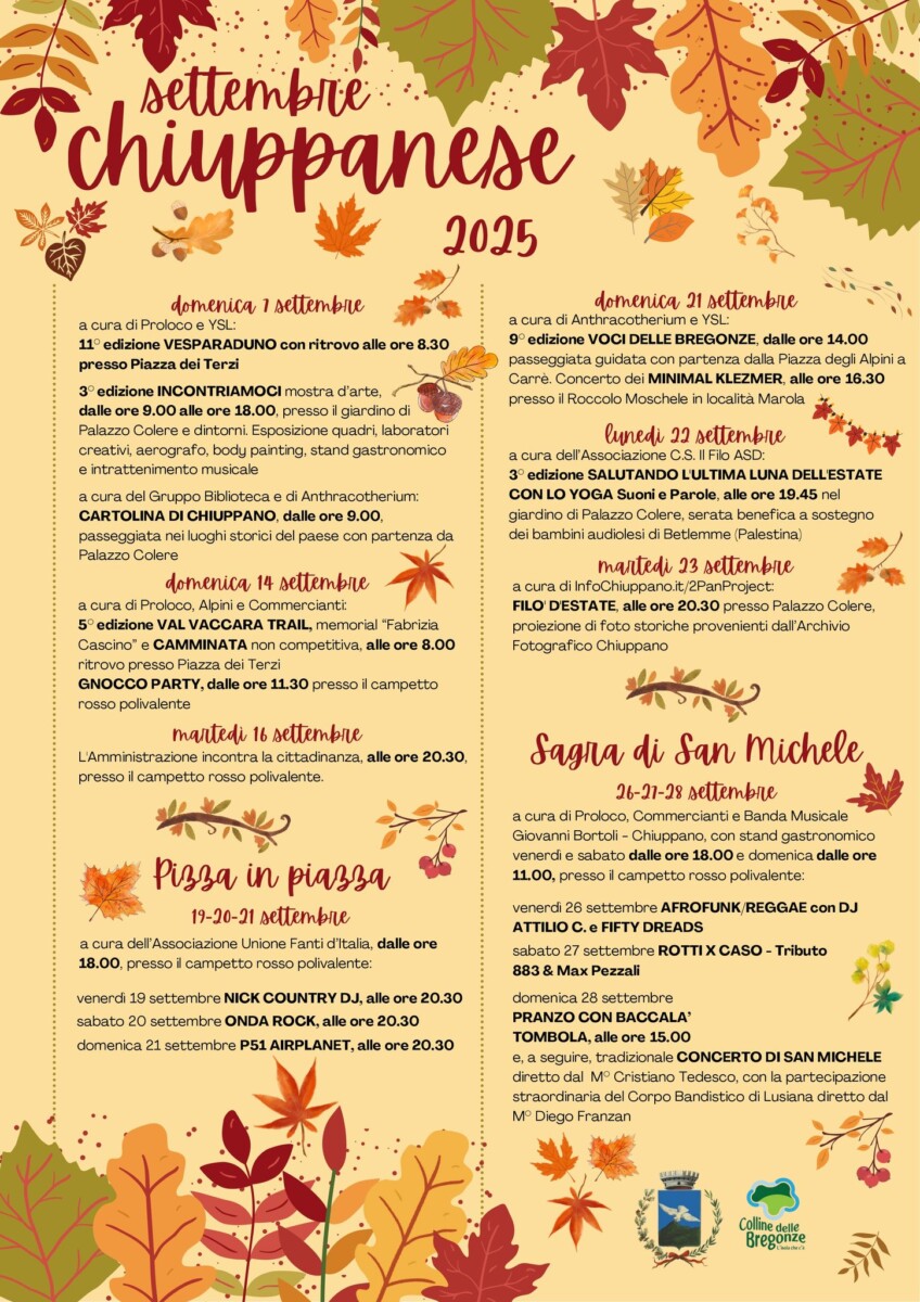 Scopri di più sull'articolo Settembre Chiuppanese