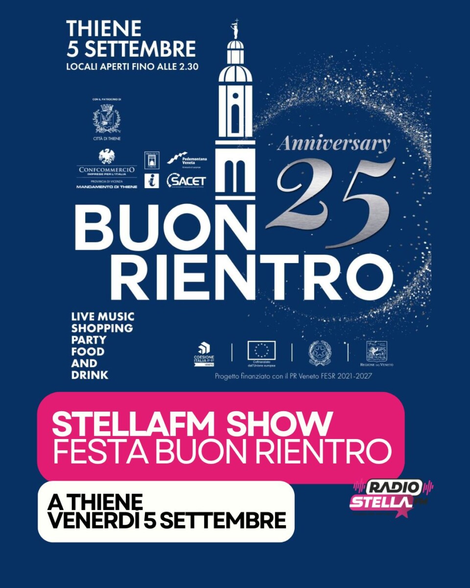 Scopri di più sull'articolo 25° Buon Rientro