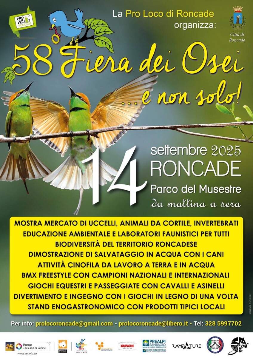 Scopri di più sull'articolo 58^ Fiera dei Osei… e non solo