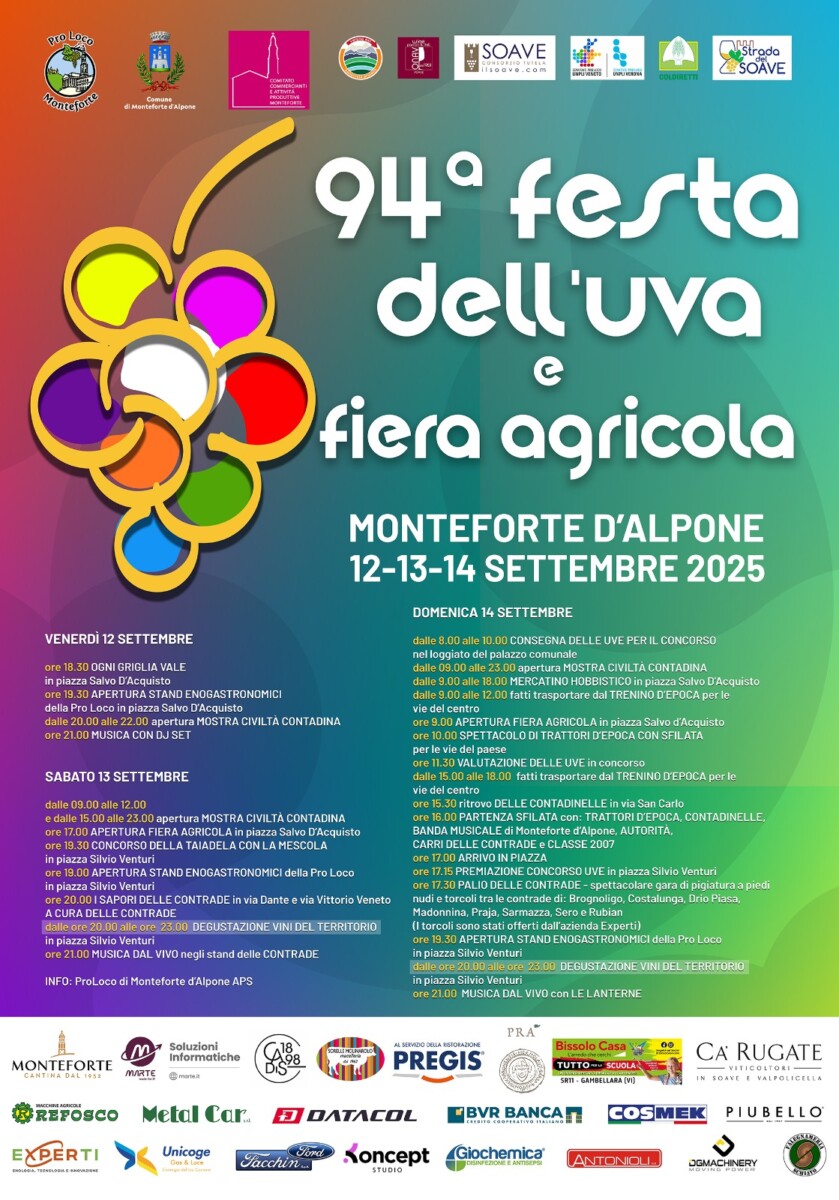 Scopri di più sull'articolo 94^ Festa dell’Uva