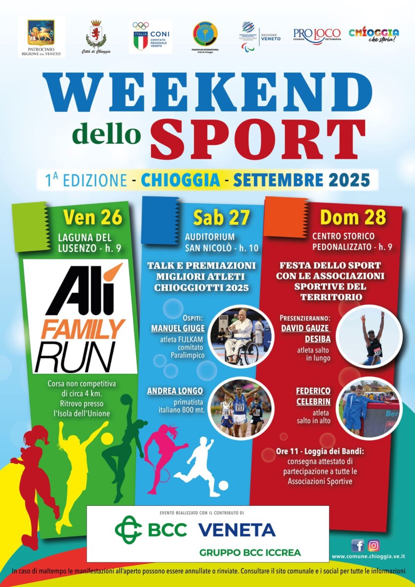 Scopri di più sull'articolo Weekend dello Sport