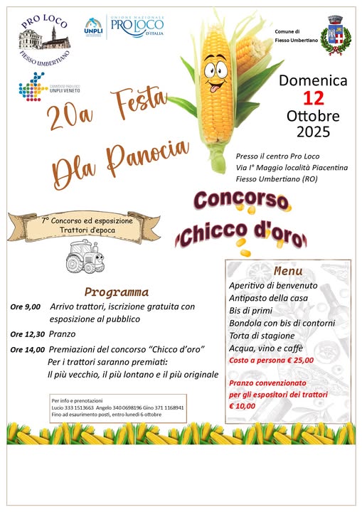 Scopri di più sull'articolo 20^ Festa dea Panocia
