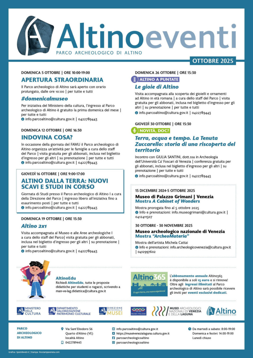 Scopri di più sull'articolo Ottobre ad Altino 2025