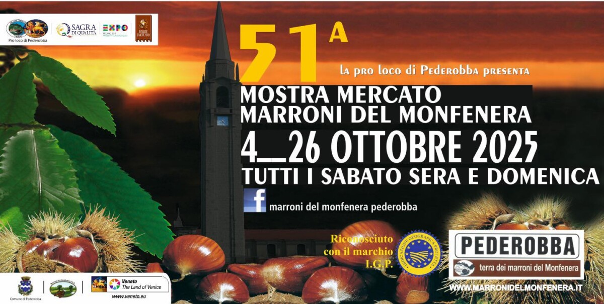 Scopri di più sull'articolo 51^ Mostra Mercato dei Marroni del Monfenera