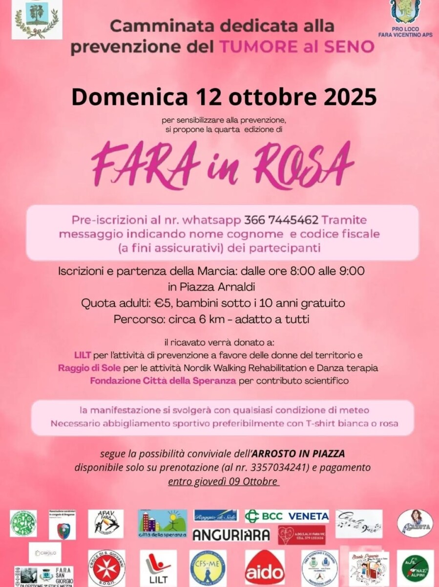 Scopri di più sull'articolo Fara in Rosa
