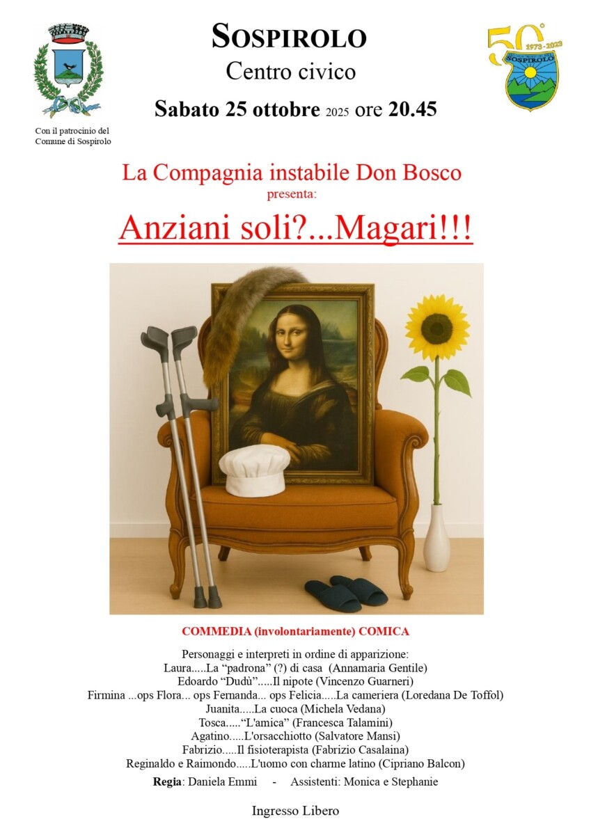 Scopri di più sull'articolo Anziani soli? … Magari !!!