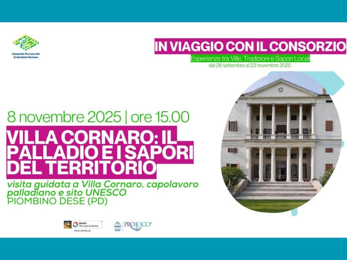 Scopri di più sull'articolo Villa Cornaro – Il Palladio e i Sapori del Territorio