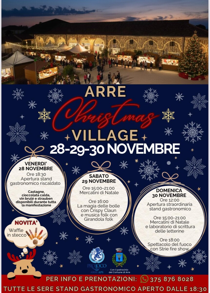Scopri di più sull'articolo Arre Christmas Village