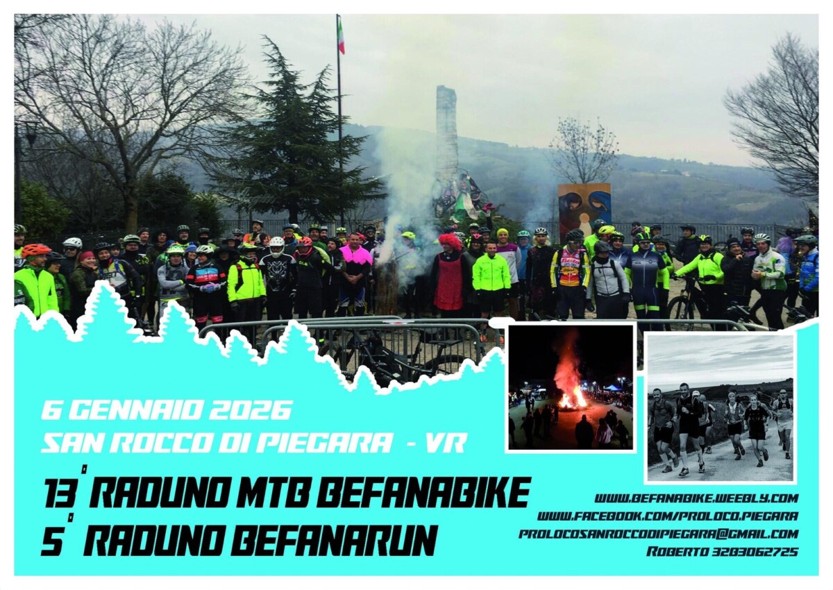 Scopri di più sull'articolo 13° Befanabike e il 5° raduno della BefanaRun e della BefanaWalk…