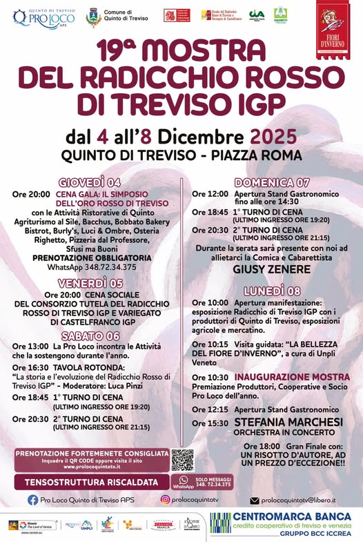 Scopri di più sull'articolo 19^ Mostra del Radicchio Rosso di Treviso IGP