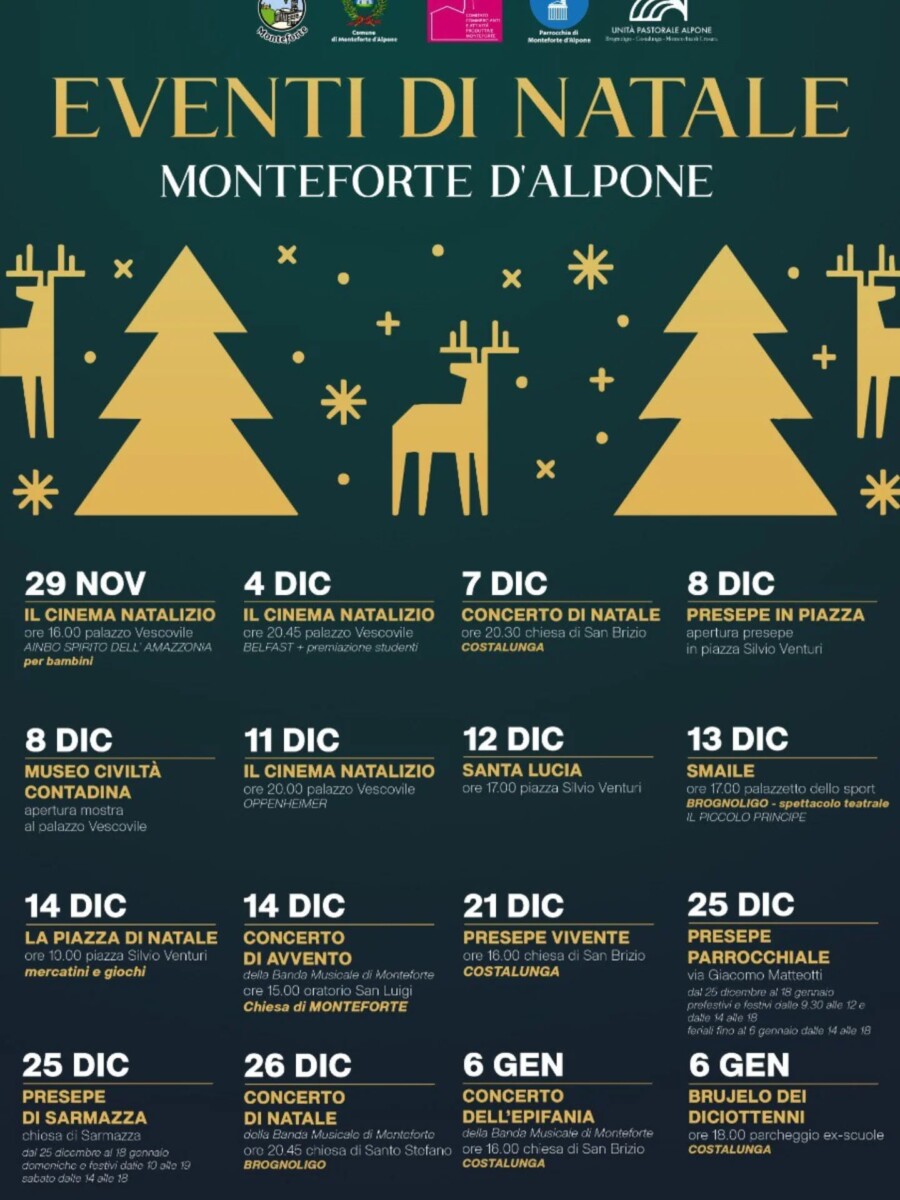 Scopri di più sull'articolo Eventi di Natale Monteforte d’Alpone