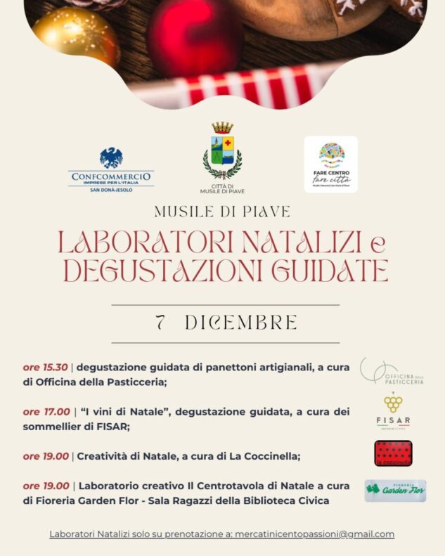 Laboratori e degustazioni