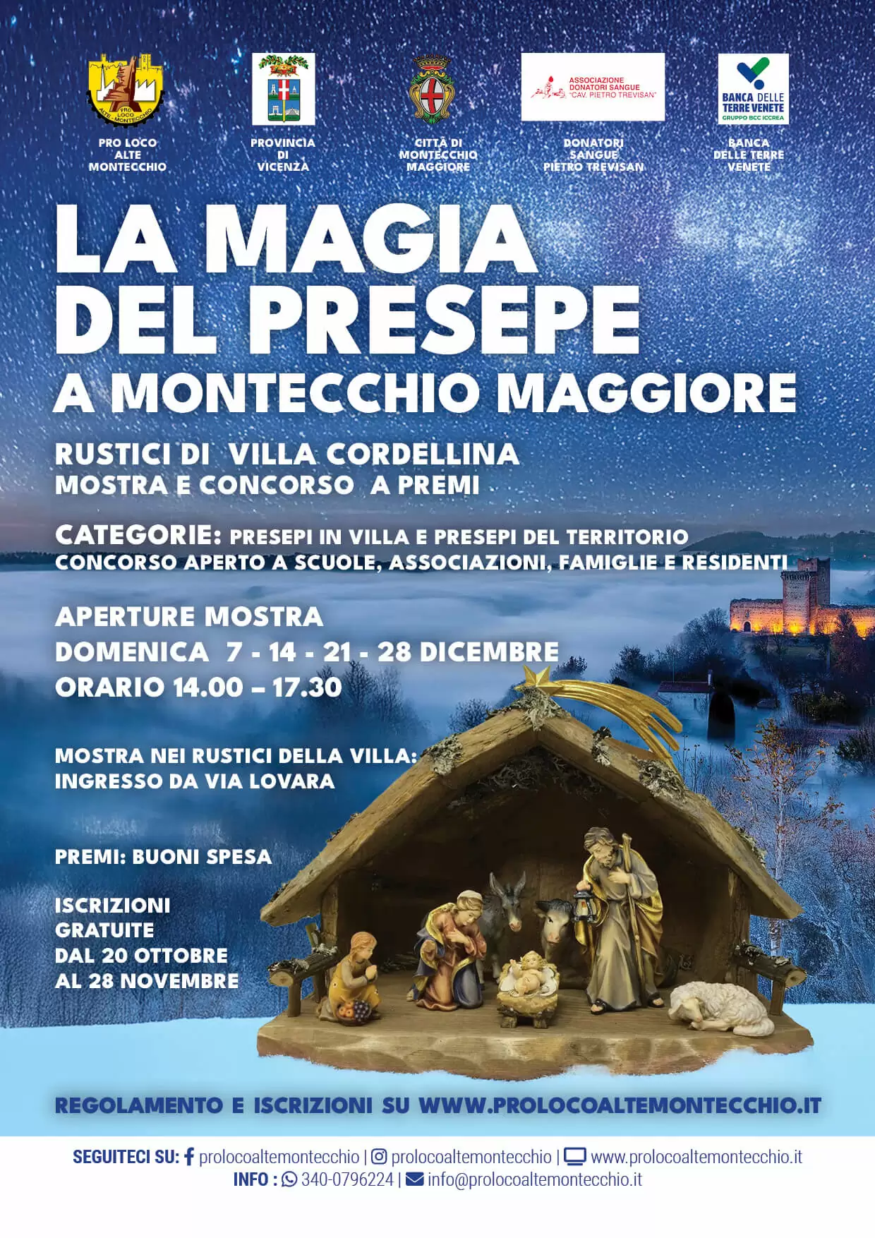 Scopri di più sull'articolo La Magia del Presepe a Montecchio Maggiore