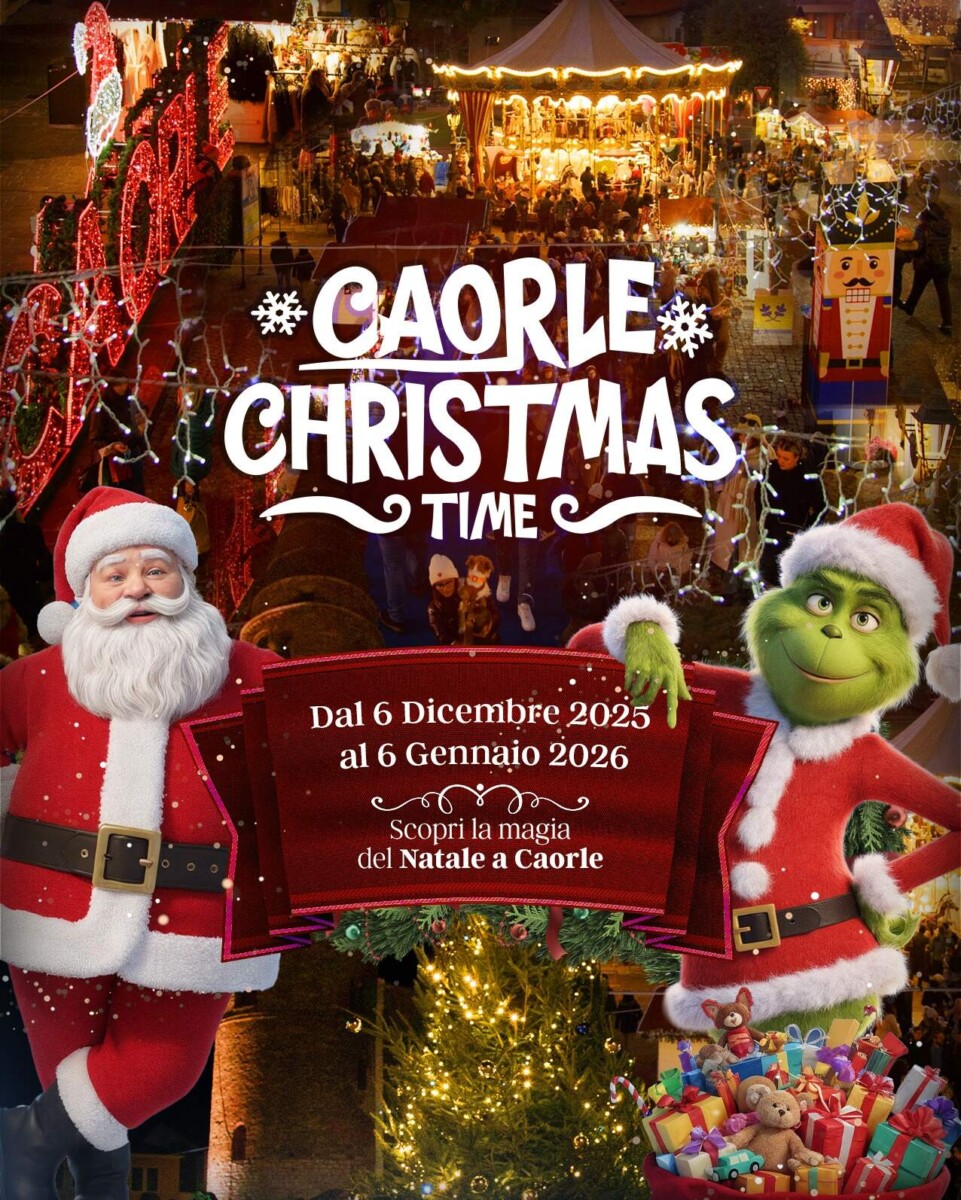 Scopri di più sull'articolo “Caorle Christmas Time”: Villaggio di Natale a Caorle