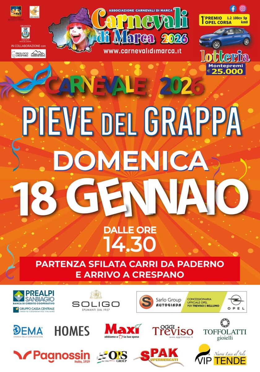Scopri di più sull'articolo Carnevale Pieve del Grappa