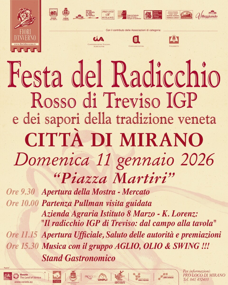 Scopri di più sull'articolo 28^ Edizione Festa del Radicchio Rosso – Mirano