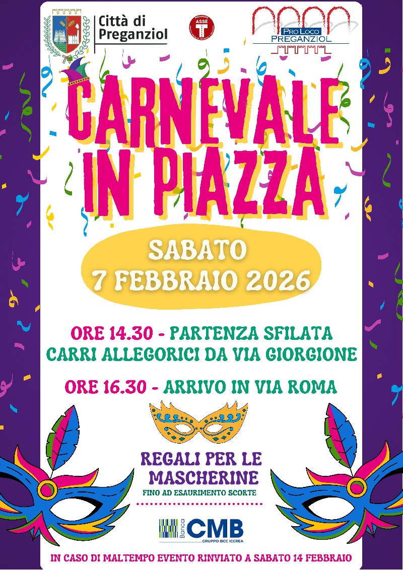 Scopri di più sull'articolo Carnevale in Piazza