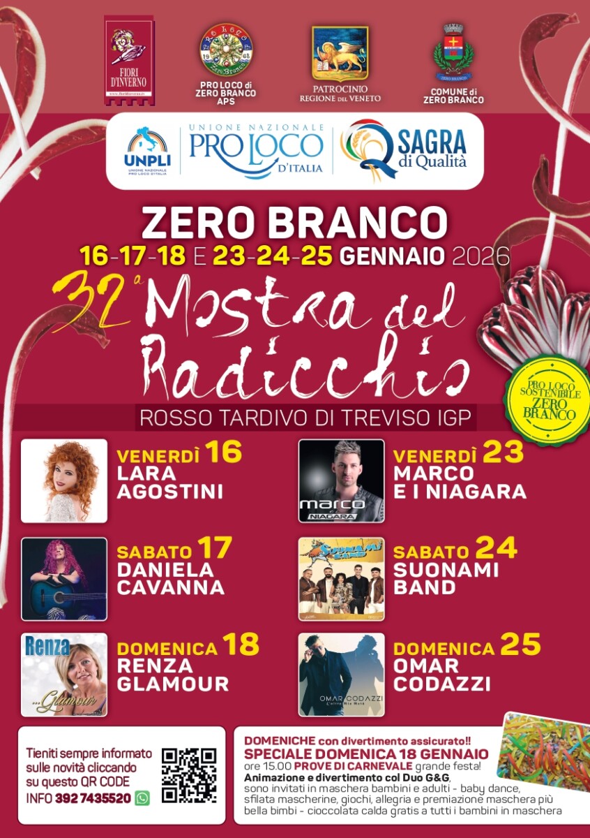 Scopri di più sull'articolo 32^ Mostra del Radicchio Rosso Tardivo di TV IGP