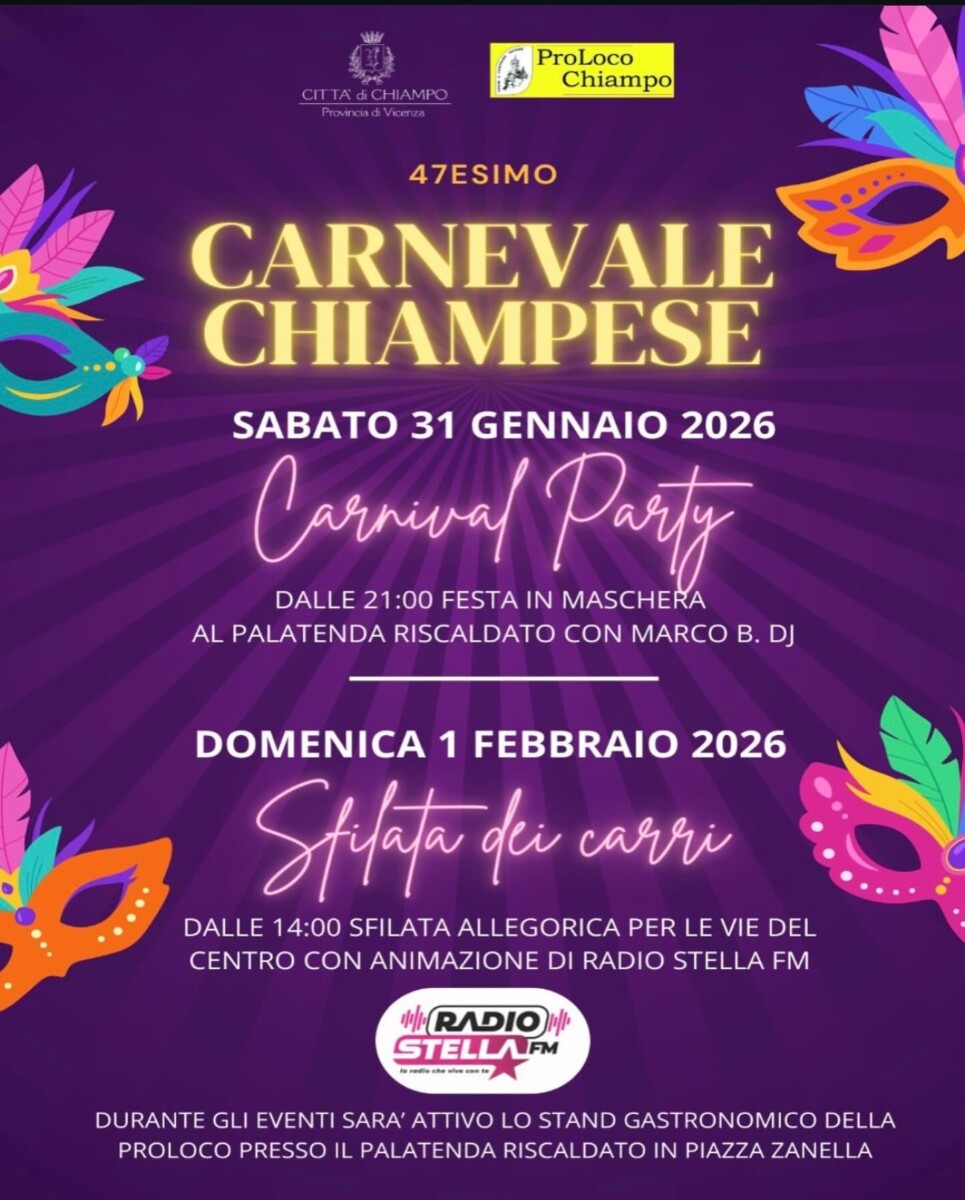 Scopri di più sull'articolo 47° Carnevale Chiampese
