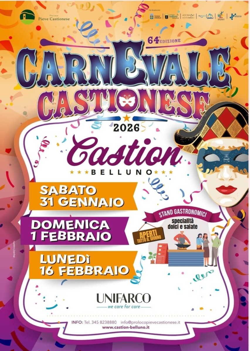 Scopri di più sull'articolo 64^Carnevale castionese
