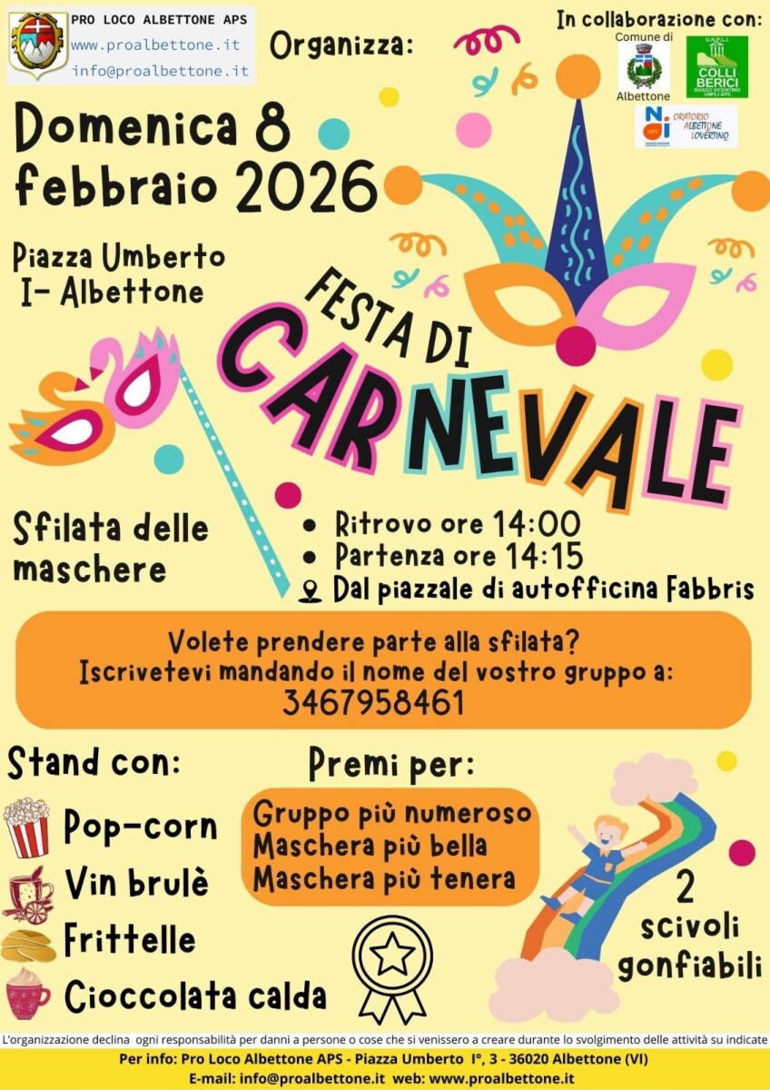 Scopri di più sull'articolo Festa di Carnevale
