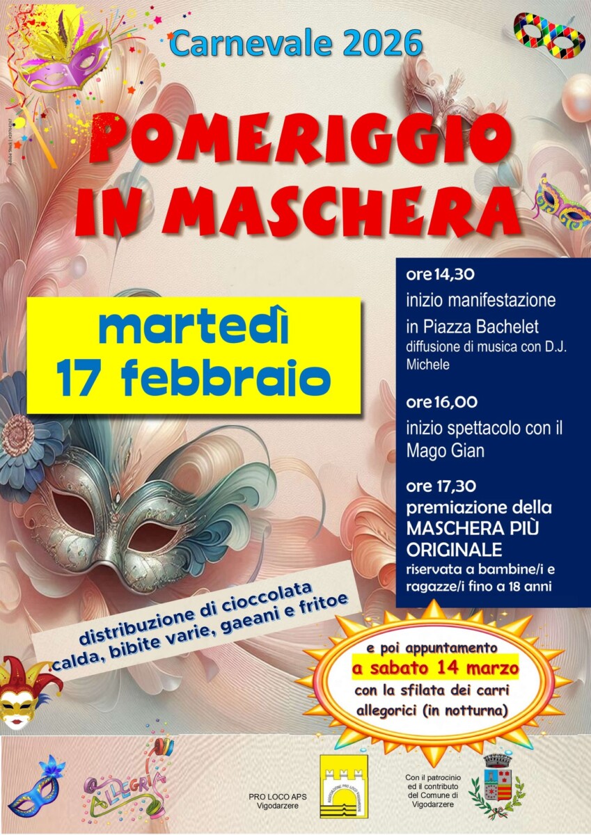 Scopri di più sull'articolo Carnevale 2026