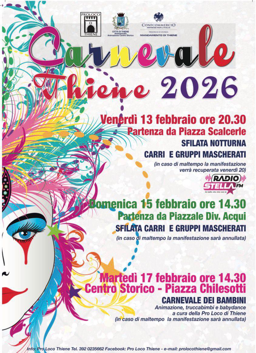 Scopri di più sull'articolo Carnevale Thiene