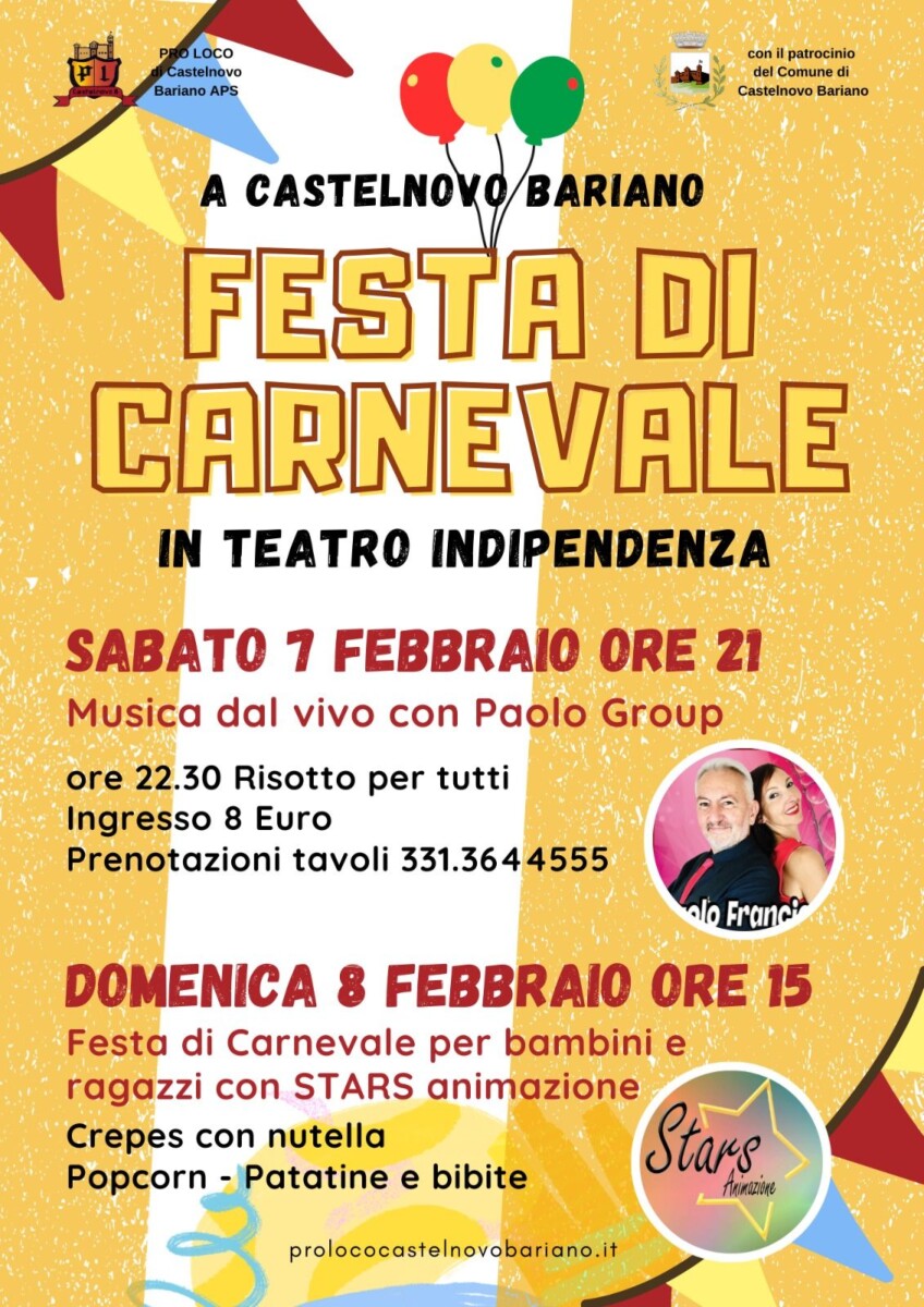 Scopri di più sull'articolo Festa di Carnevale