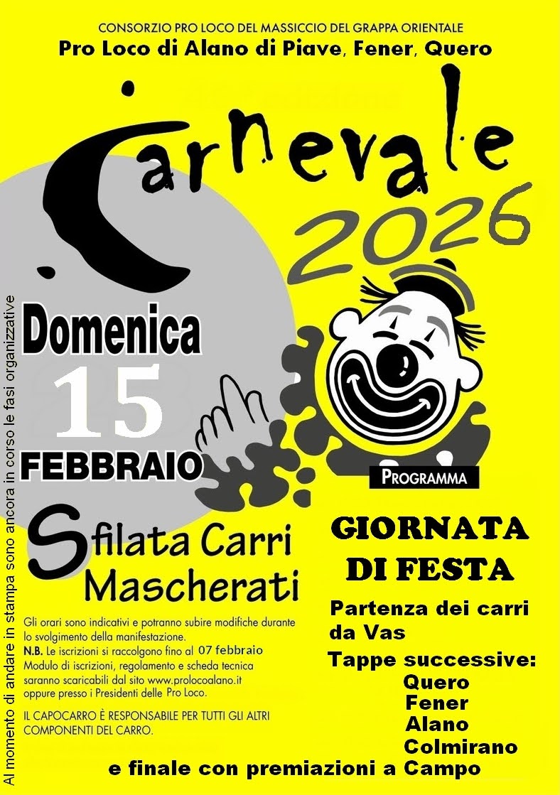 Scopri di più sull'articolo La 50^ Edizione del Carnevale