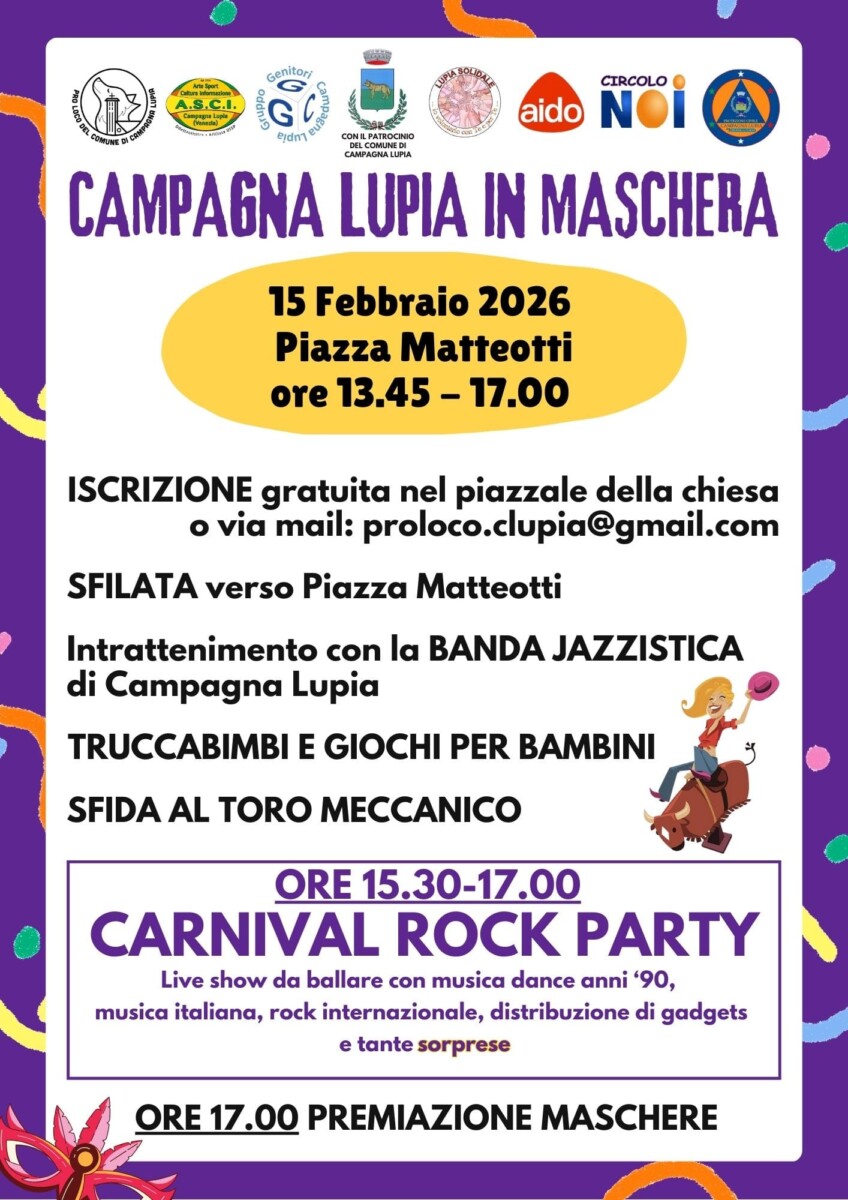 Scopri di più sull'articolo Campagna Lupia in Maschera
