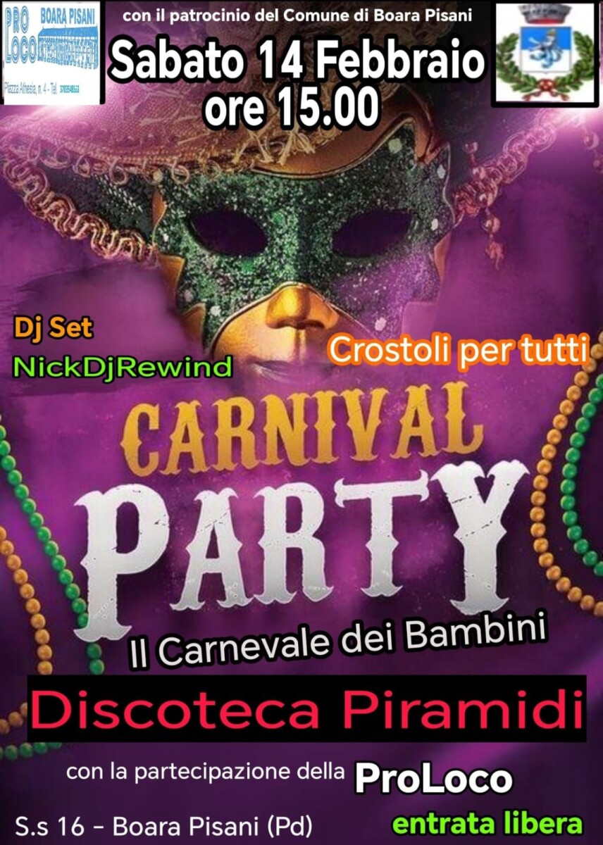 Scopri di più sull'articolo Carnival Party