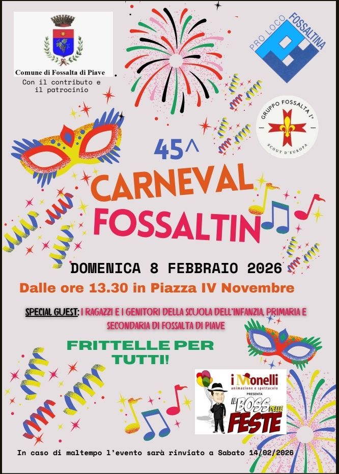 Scopri di più sull'articolo 45°Carneval Fossaltin