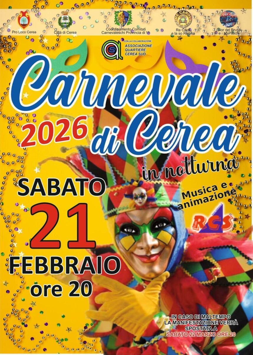 Scopri di più sull'articolo Carnevale di Cerea