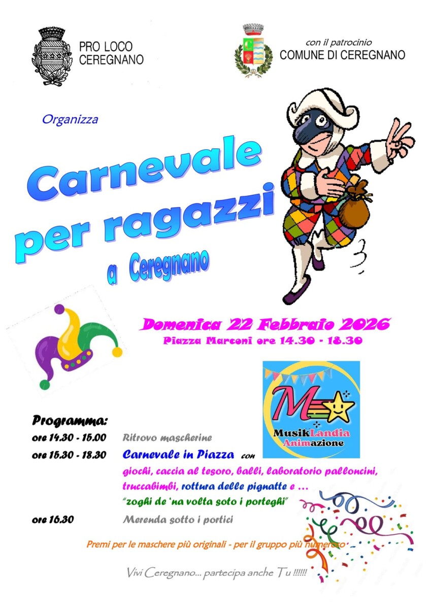 Scopri di più sull'articolo Carnevale per Ragazzi