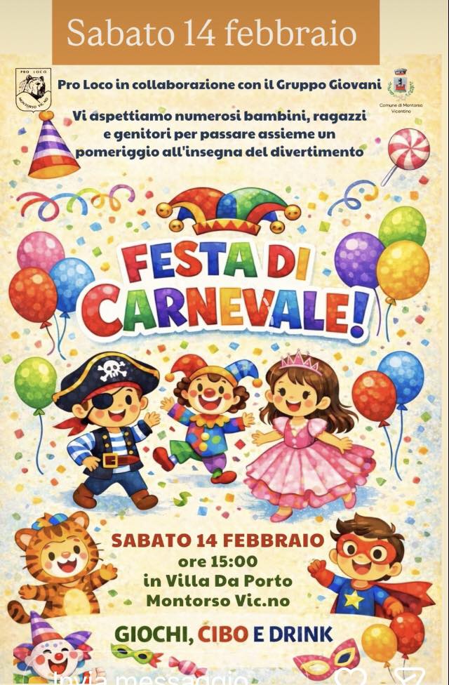 Scopri di più sull'articolo Festa di Carnevale