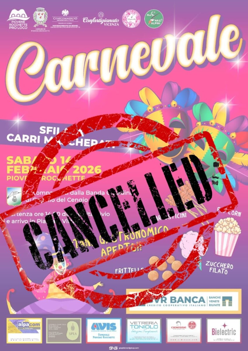 Scopri di più sull'articolo Carnevale a Piovene Rocchette – Annullato
