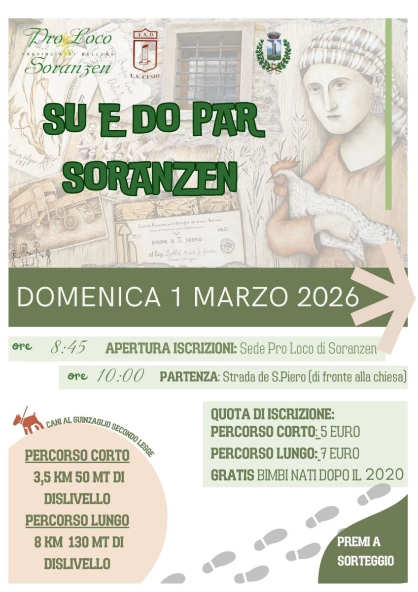 Scopri di più sull'articolo Su e do par Soranzen