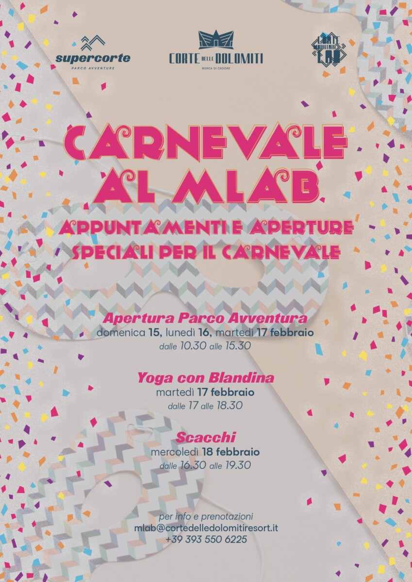 Scopri di più sull'articolo Carnevale al MLab