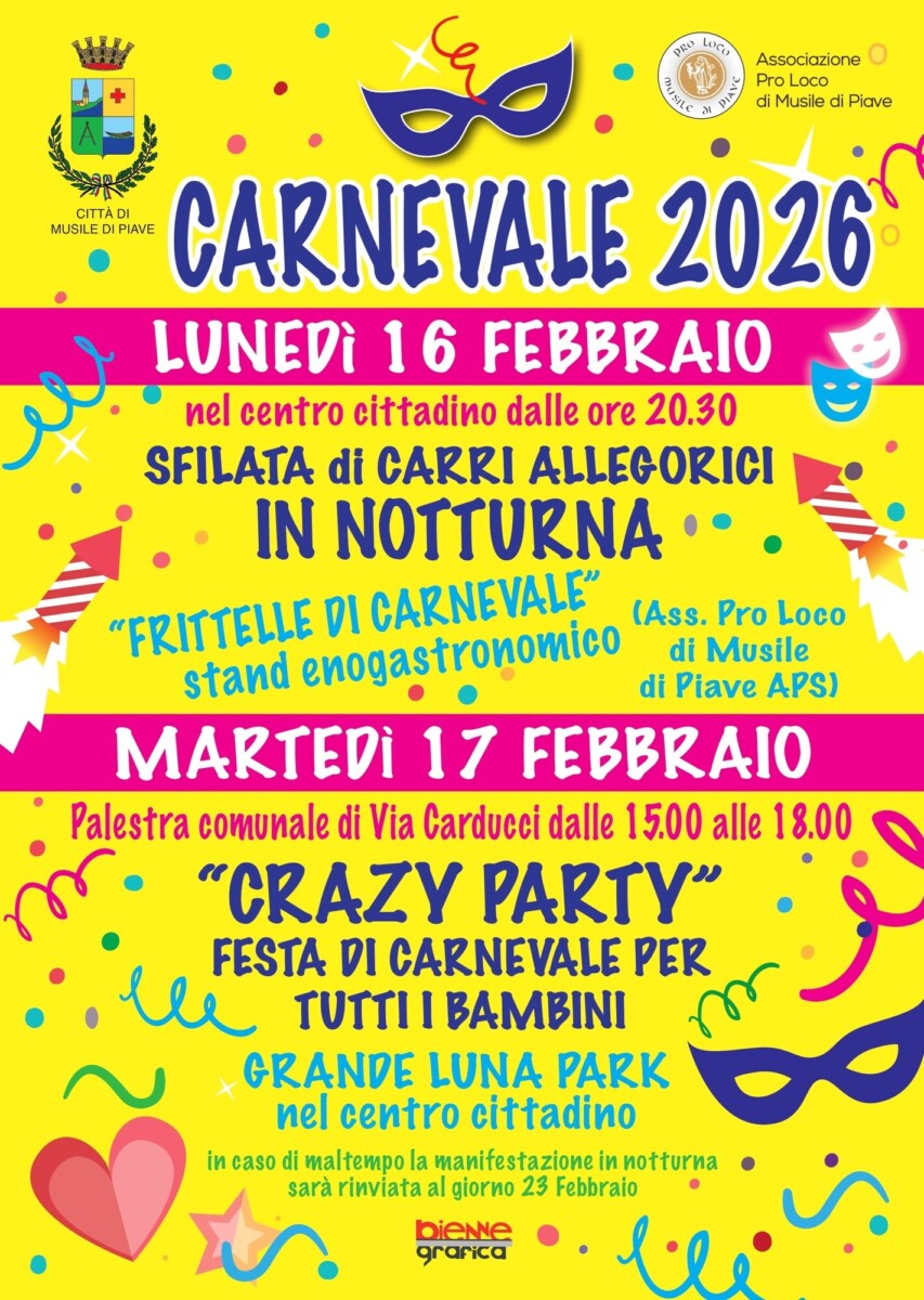 Scopri di più sull'articolo Carnevale 2026